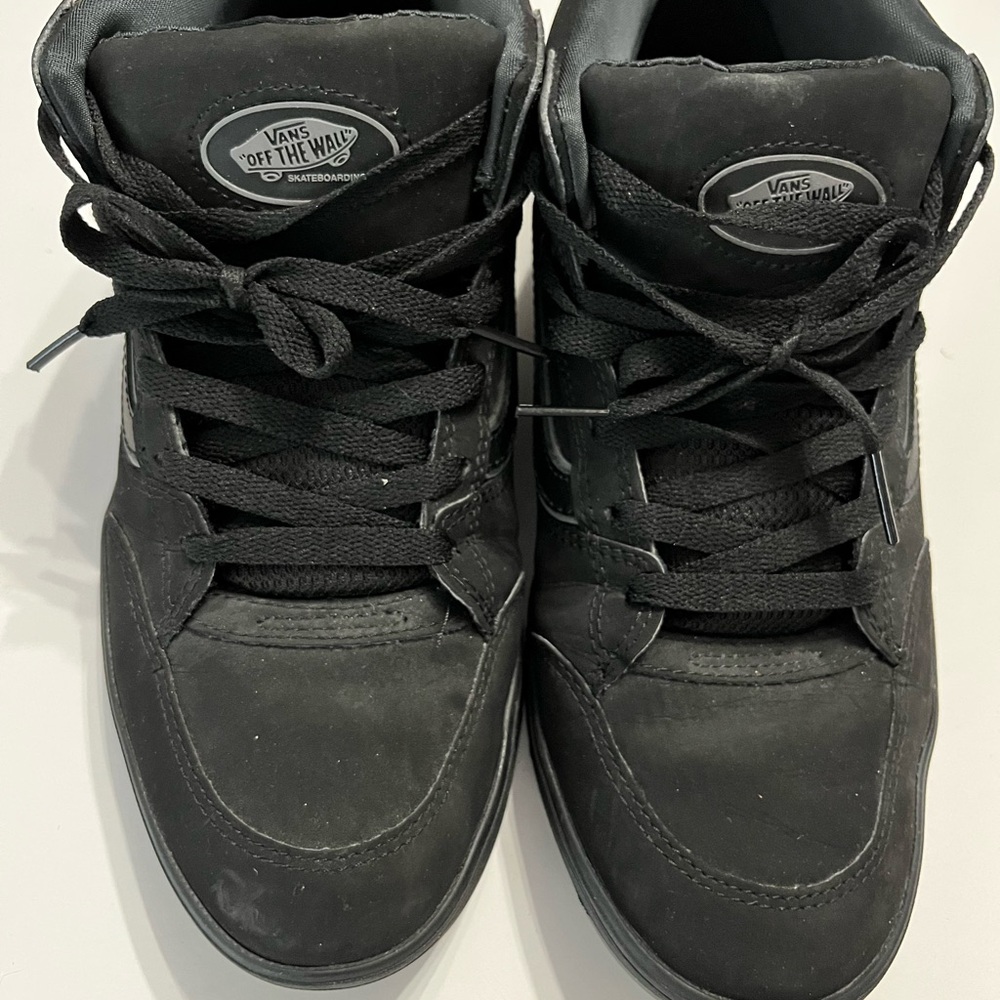 Vans Skateboarding Zahba Mid Black Pewter Men's size 10 Real Spitfire BAKER FA